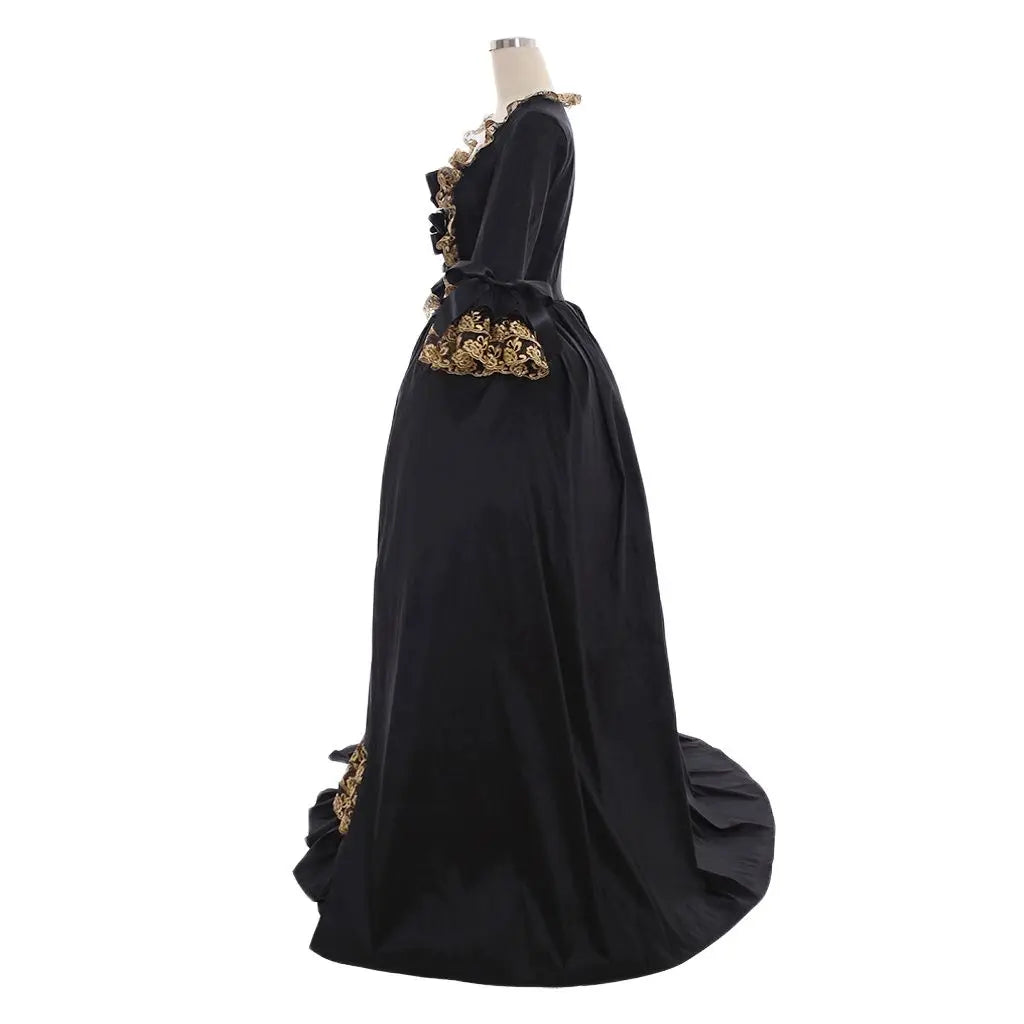 Marie Antoinette Rococo Gothic Baroque Polyester Dress for Women