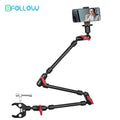 BFOLLOW 32" Aluminum Alloy Magic Arm with Clamp for Camera and Mobile Devices