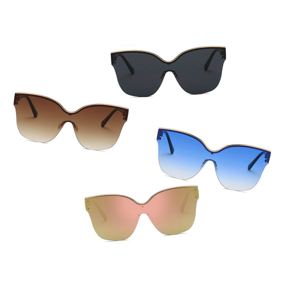 BARCELONA | Damskie okulary przeciwsłoneczne typu kocie oczy oversize