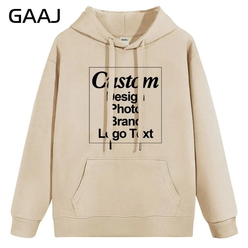 Högkvalitativ kundanpassad huvtröja bomullströja tryck broderi varumärkeslogotyp text foto design herr dam familj team kläder 300g