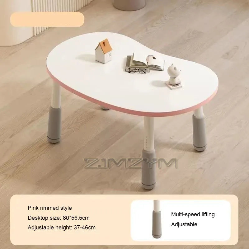Mesa de aprendizaje ajustable para bebés de 37-46 cm, antideslizante y estable, con bordes redondeados para el cuidado de la seguridad y el crecimiento saludable del bebé