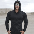 Men's Running Jacket Hooded Breathable Quick Dry Sportswear