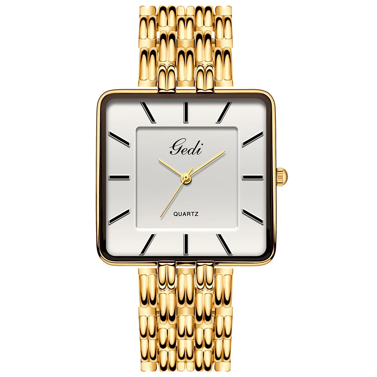 Ultra-Thin Waterproof Square Couple Watches Stainless Steel