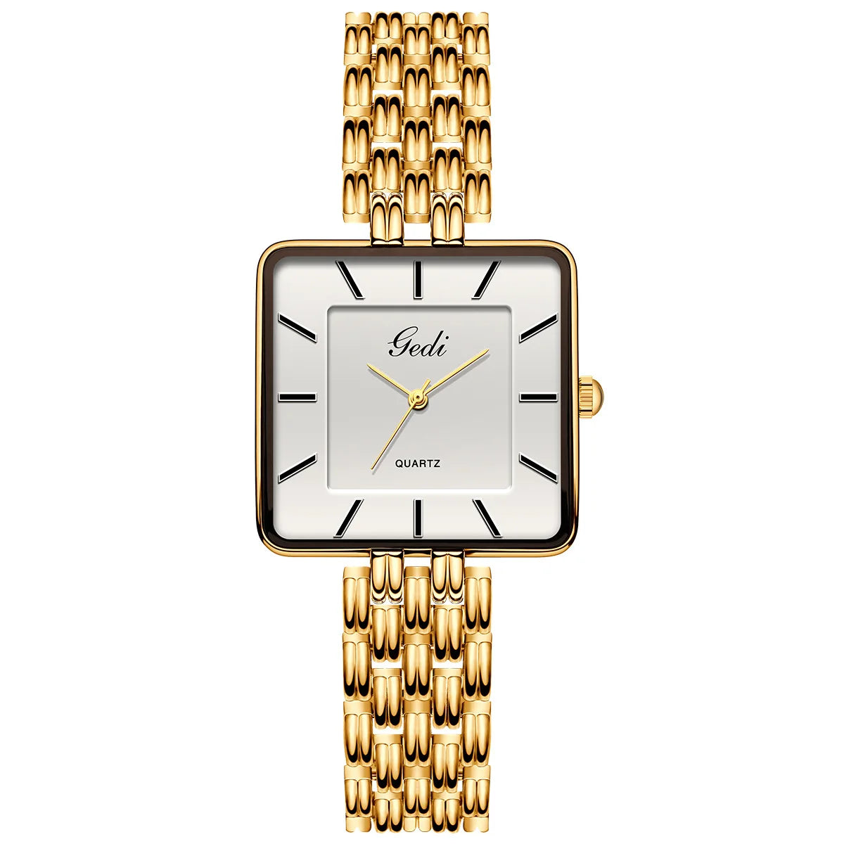 Ultra-Thin Waterproof Square Couple Watches Stainless Steel