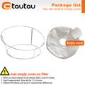 OTAUTAU Soft Faux Leather Round Bean Bag Pouf Cover Newborn Photography Accessories Props Ottoman Portable Rack Chair DD018