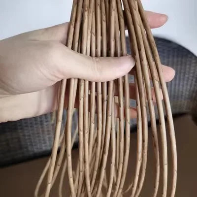 Round Furniture Pe Rattan Plastic Imitation Synthetic Rattan Weaving Raw Material for Outdoor Table Chair Basket Component