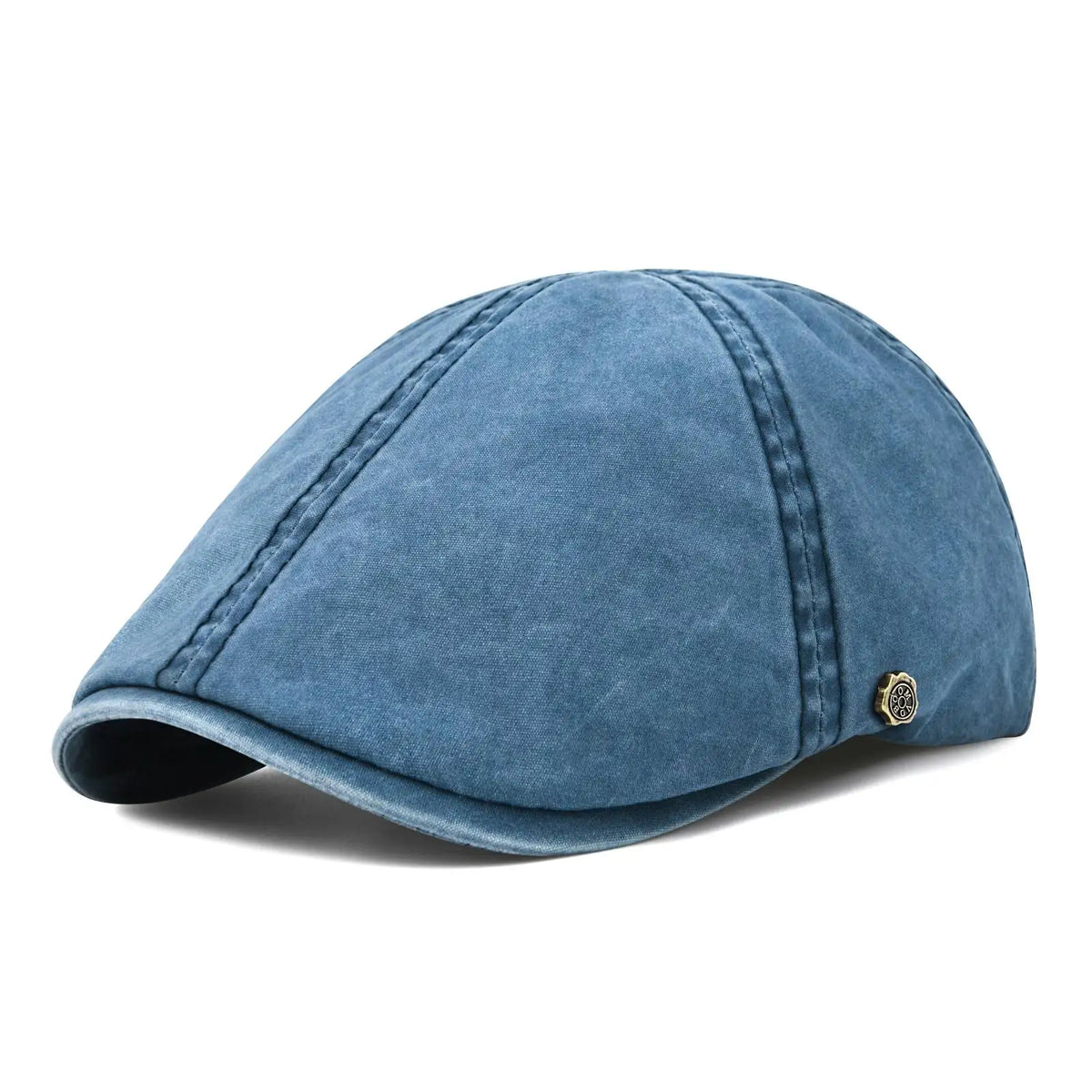 VOBOOM Casquette plate classique en coton pour hommes et femmes, style gavroche, béret décontracté de couleur unie ou camouflage pour toutes les saisons
