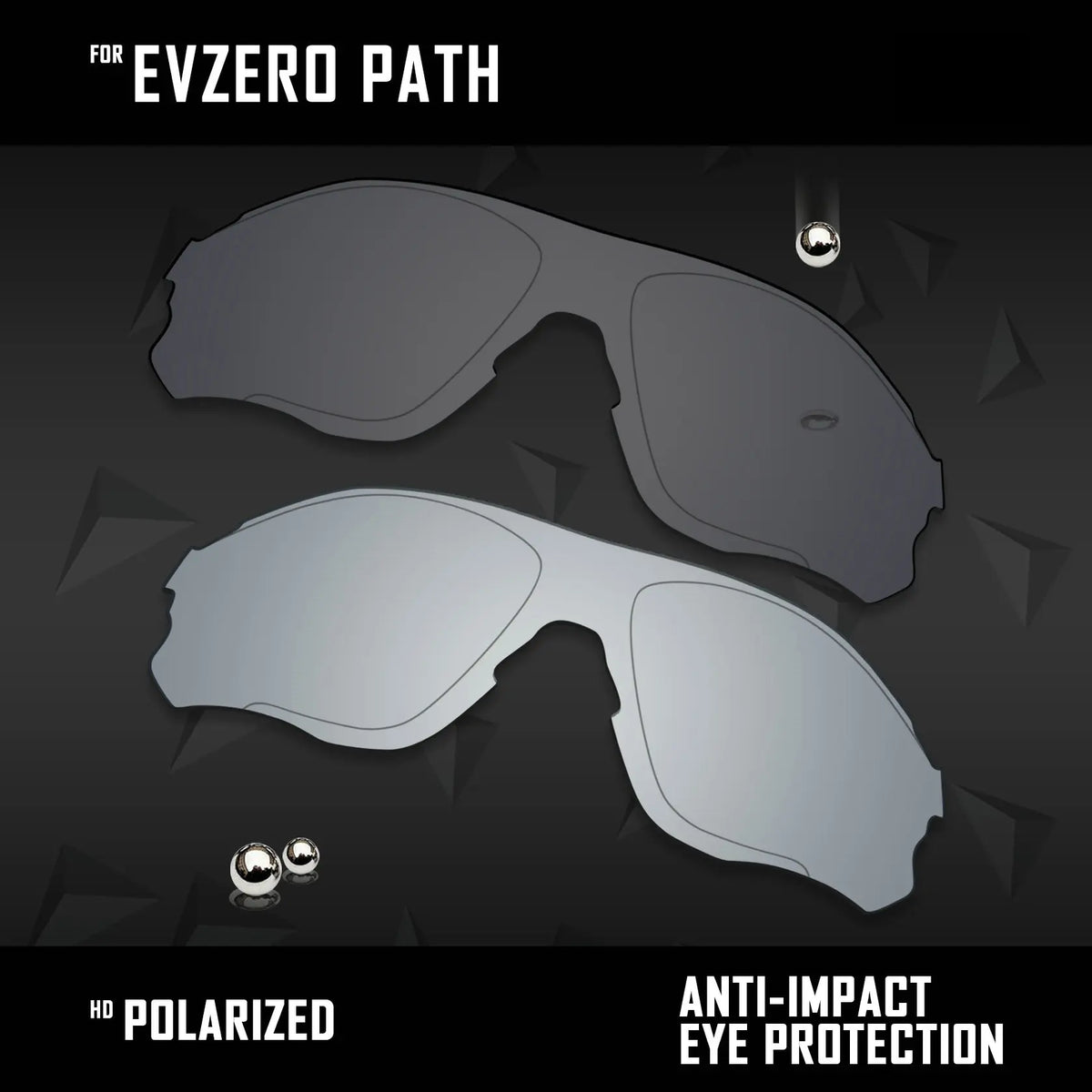OOWLIT Polarisierte Ersatzgläser für Oakley EVZero Path OO9308 Sonnenbrillen - Mehrfarbig