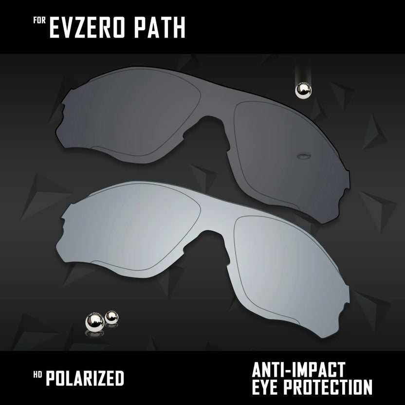 OOWLIT Polariserade utbyteslinser för Oakley EVZero Path OO9308 solglasögon - Flerfärgade