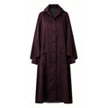 Hermione Granger Wizard Uniform Set with Purple Coat and Plaid Dress