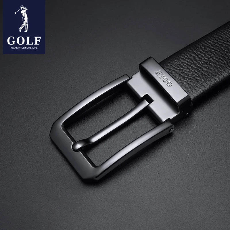 GOLF Men's Genuine Leather Needle Buckle Youth Belt