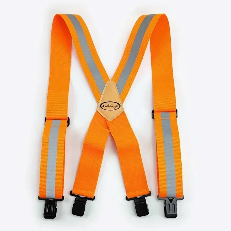1Pc 5*120cm Men's Adult X-Type 4 Clips High Elastic Suspender Adjustable Heavy Duty Braces  Belt Suspenders Male Jockstrap