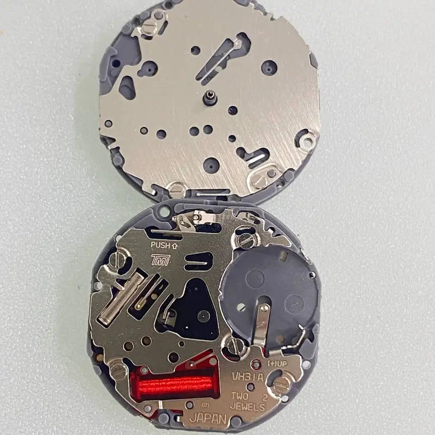 VH31 Sweep Second 3 Hands Japan Quartz Movement Tmi Time Module Movement Vh31b 110 ½ Ligne Quartz Movement Three Hands1/4 Cen