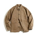 Maden Men's Cotton Casual Safari Style Jacket with 4 Pockets