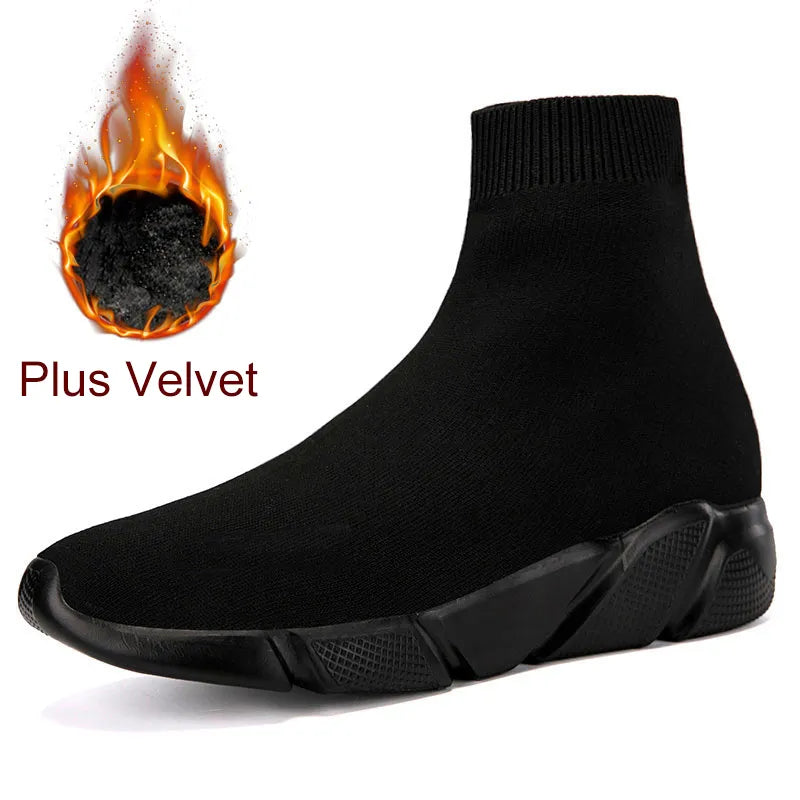 MWY Socks Running Shoes Women's Sneakers Sports Shoes for Women Man Breathable Casual Elasticity Platform Vulcanize Ankle Boots