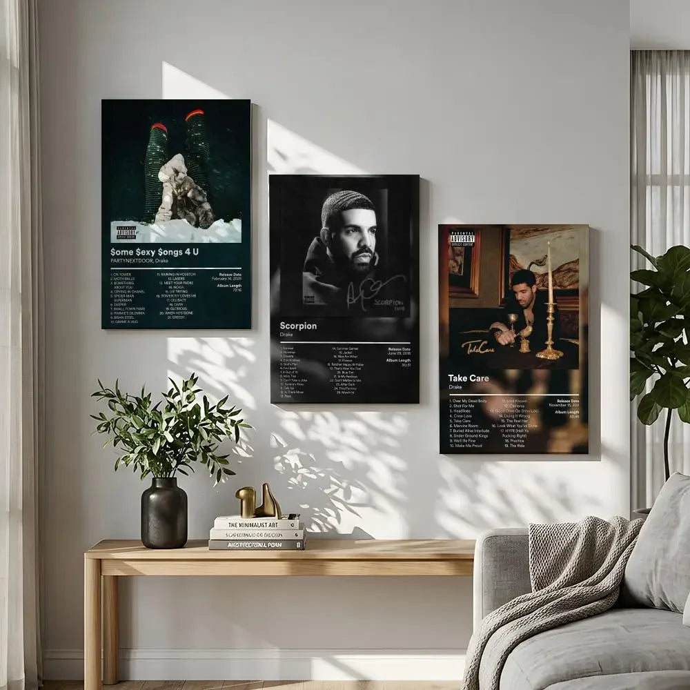 D-Drake Album Cover Rapper Canvas Print Poster
