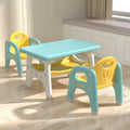 Learning Table and Chair Set for Kids Small Kindergarten Desk Baby Writing Table Plastic Play and Study Desk