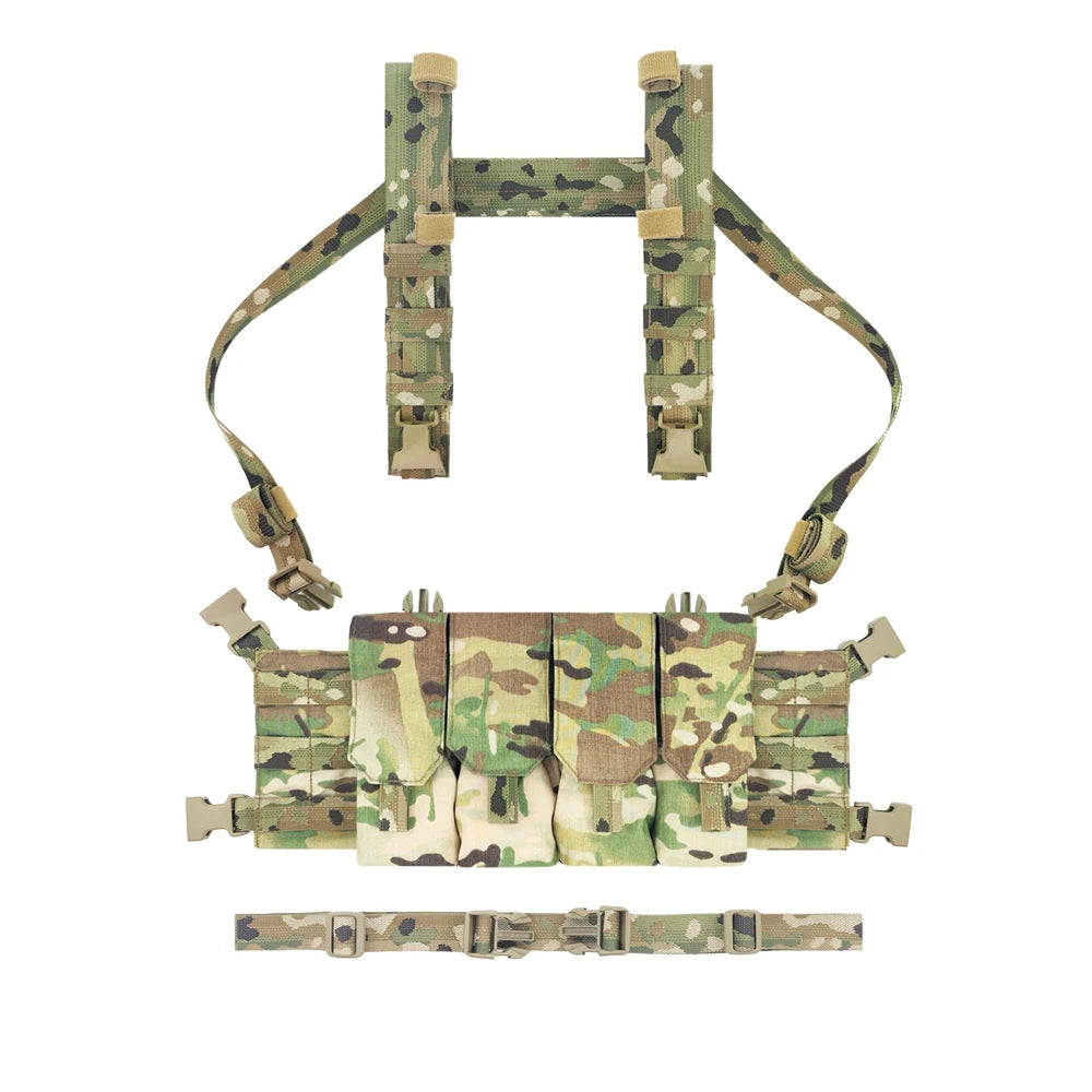 Light Reconnaissance Tactical Patrol Quadruple Chest Hanging 7.62/5.56/5.45