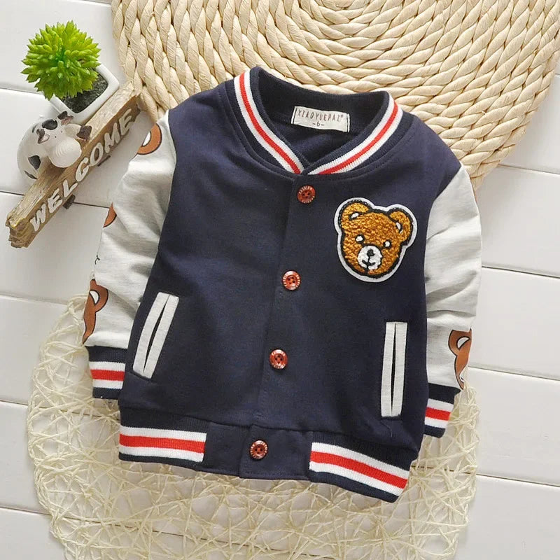 Frühling Herbst Kinder Oberbekleidung Jungen Mantel Kinder Mädchen Kleidung Kinder Baseball Sweatshirt Kleinkind Mode Markenjacke ANZUG