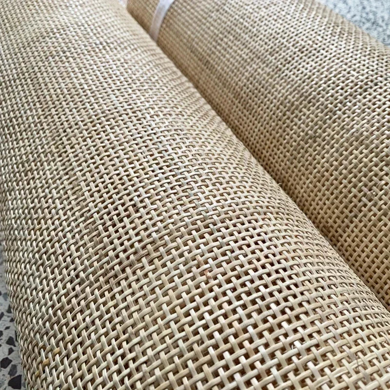 Natürliches Rattan Indonesisches Rohrgeflecht Rollenmaterial für Möbeldekoration Hohlgeflecht Webmatte Stuhl Schrank Reparatur