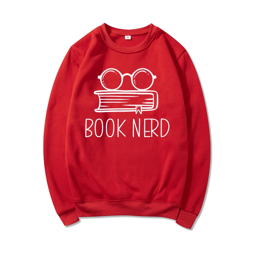 Book Nerd Sweatshirt Skeletons Book Lover Hoodie Unisex Long Sleeve Crewneck Sweatshirts Reading Hoodies Librarian Casual Tops