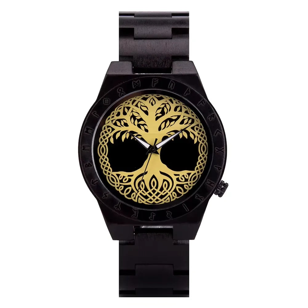 BOBO BIRD Wooden Watch Men Watches Luxury Retro Ebony Wristwatch Timepiece Compass Clock Customize Great Gift Box Reloj Hombre