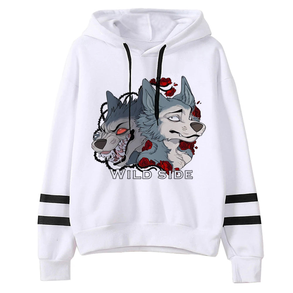 Beastars Hoodies Women Anime Graphic Funny Hoddies Hood Women Aesthetic Sweatshirts