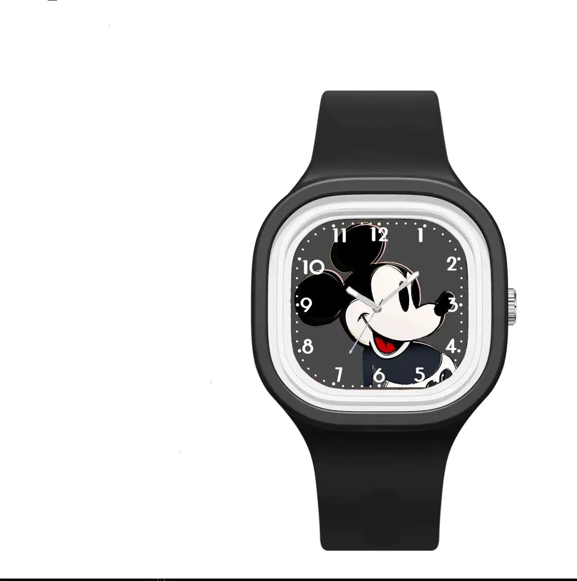Relojes infantiles de Mickey y Minnie Mouse para niño y niña, lindos relojes de moda con dibujos animados para estudiantes de primaria, regalo de cumpleaños
