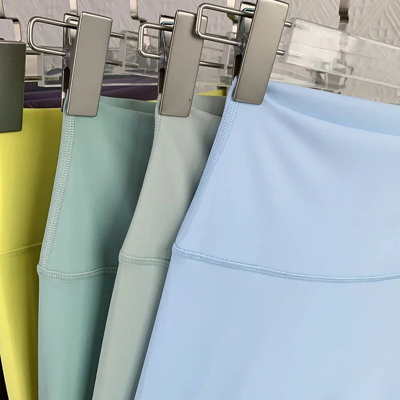 Leggings deportivos sin costuras para mujer, mallas de yoga de cintura alta para fitness, levantamiento de glúteos, ropa deportiva de gimnasio