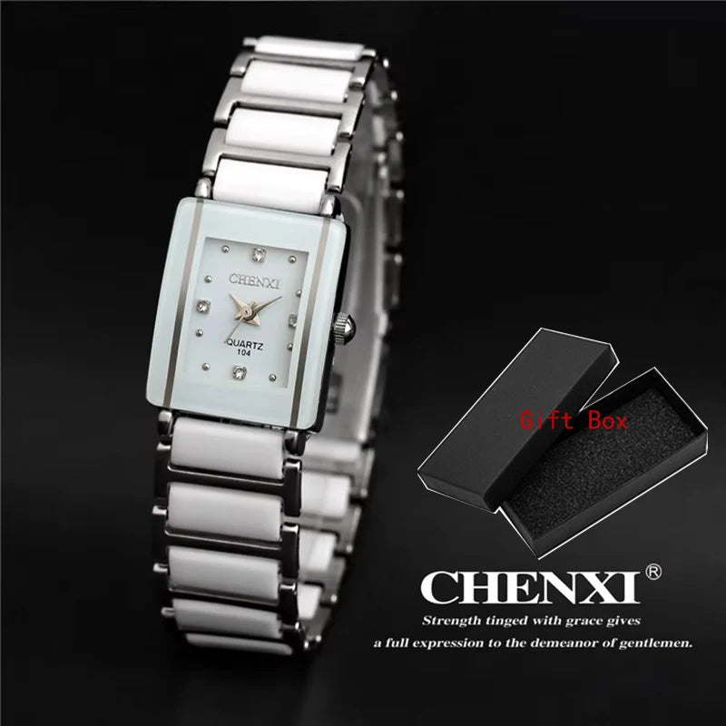 Brand Men Women's Lovers Ceramic Casual Unique Quartz Wrist Watch Hodinky Cheap Ladies Clock Watch Relogio Feminino Montre Femme