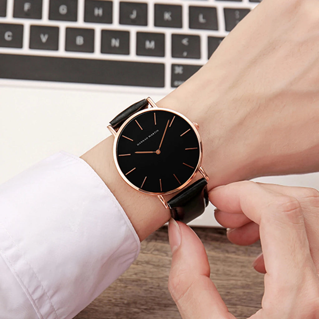 Japan Quartz Movt Men Simple Waterproof Fashion Brand Black Nylon Sport Casual Watches Men Women Unisex Wristwatch