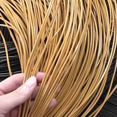 Round Furniture Pe Rattan Plastic Imitation Synthetic Rattan Weaving Raw Material for Outdoor Table Chair Basket Component