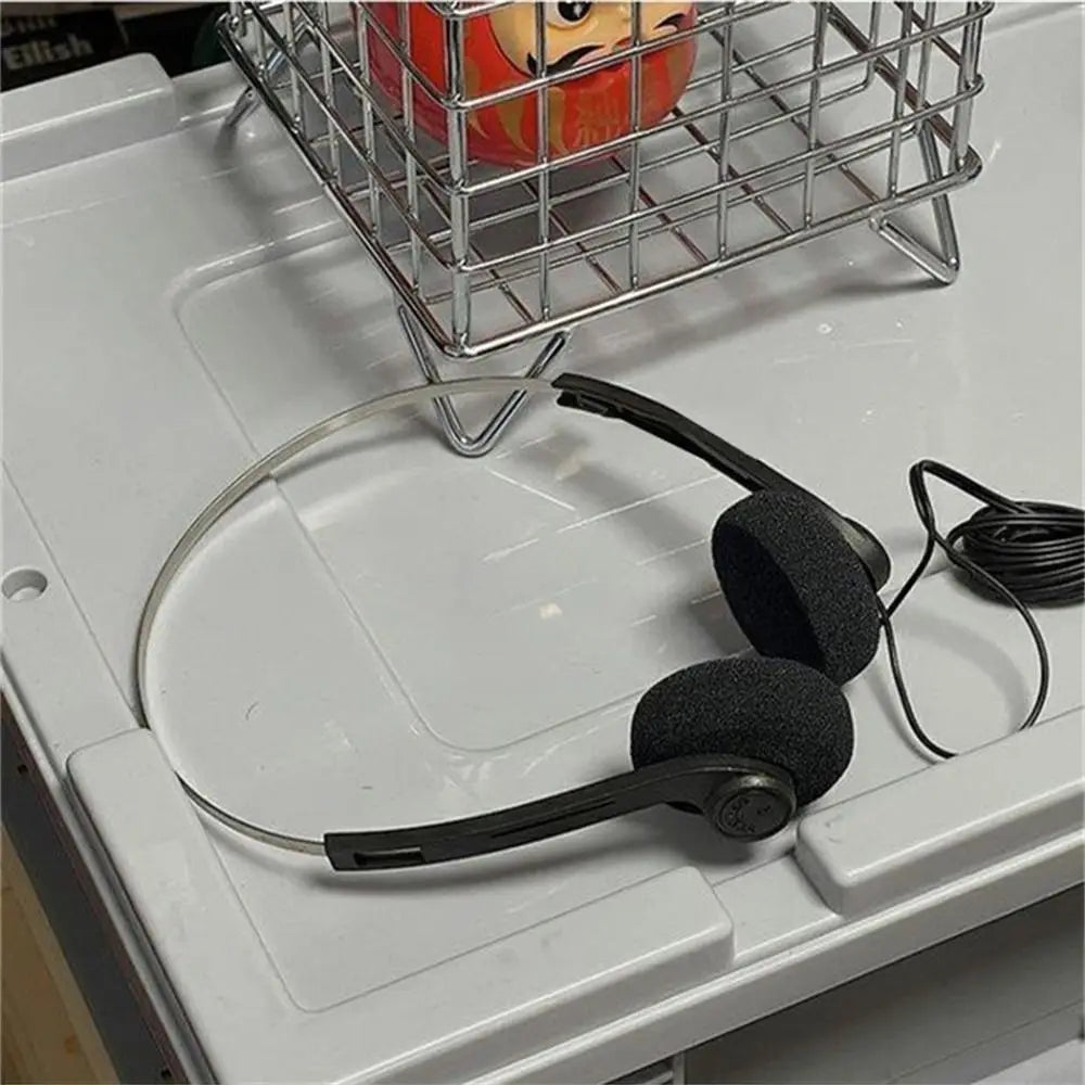 Auriculares supraaurales con cable, control de volumen y cancelación de ruido