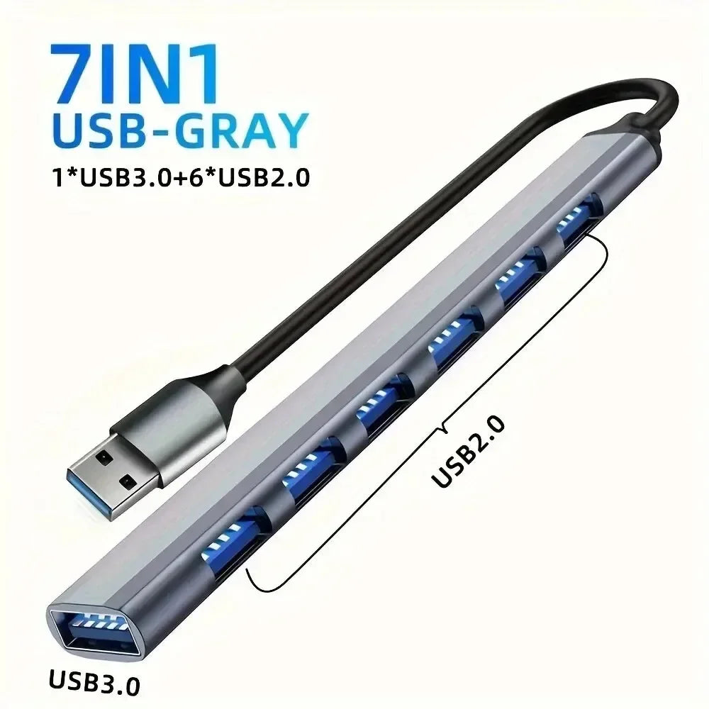 Hub USB-C 8 en 1 3.1 con HDMI 4K, RJ45, lector de tarjetas SD/TF y carga PD