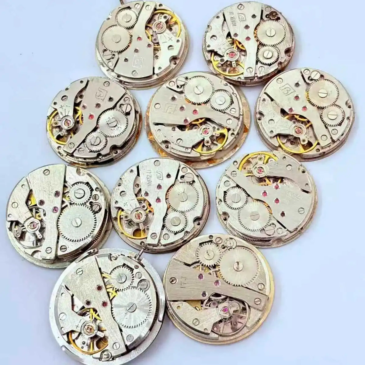 Accesorios para relojes, movimientos mecánicos varios, movimientos estilo steampunk, movimientos mixtos para manualidades (DIY), enviados al azar, sin funcionamiento