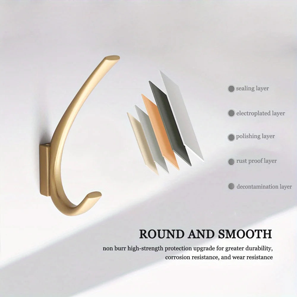 Heavy-Duty Metal Coat Hooks - 1pc
