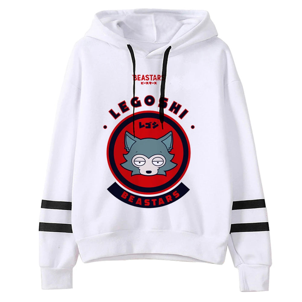 Beastars Hoodies Women Anime Graphic Funny Hoddies Hood Women Aesthetic Sweatshirts