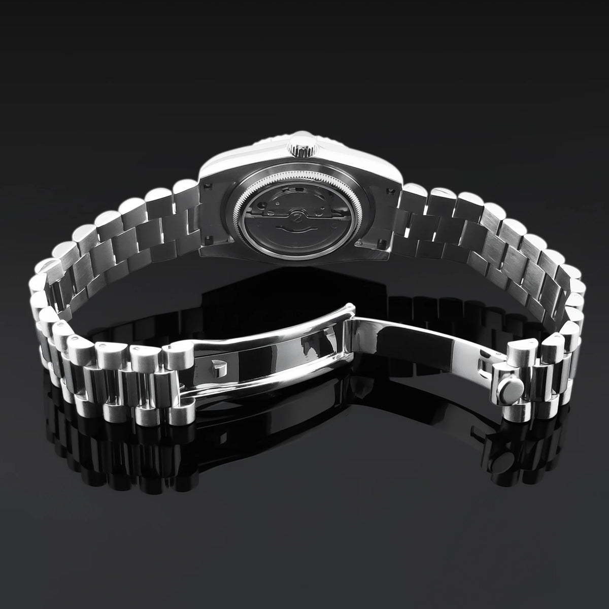 36/39mm Custom New Design  Black Dial Mechanical Wristwatches Luxury NH36 10BARS Sapphire St1644 Movement Watch for Men