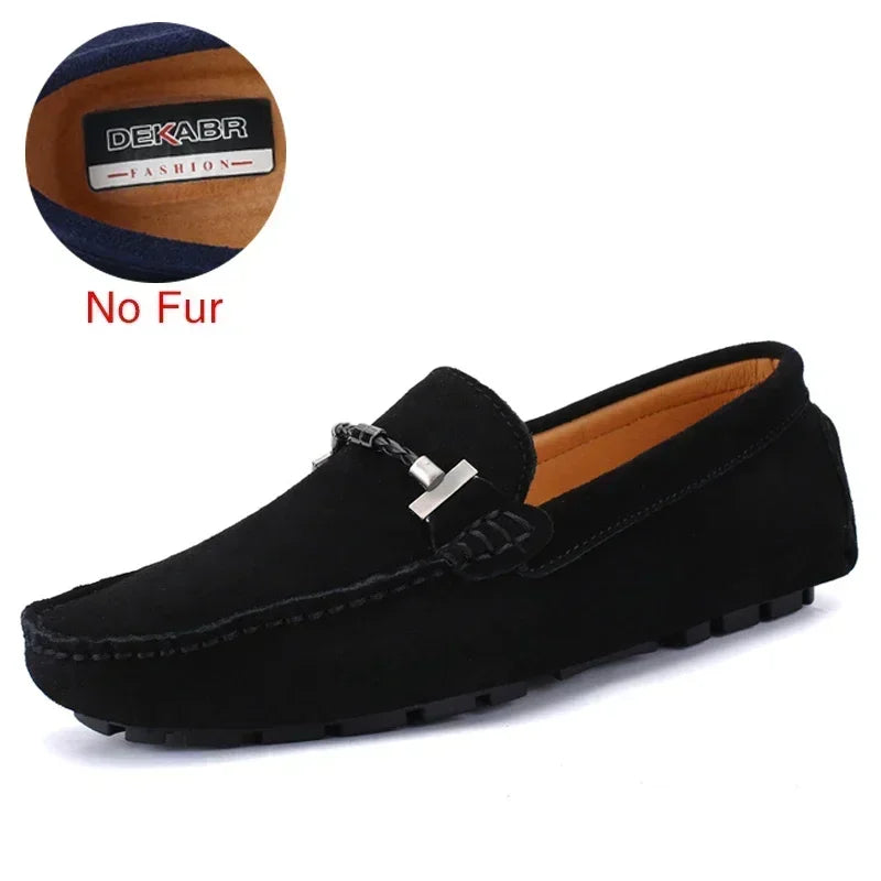 DEKABR Trendy Men Casual Shoes Big Size 38-47 Brand Summer Driving Loafers Breathable Wholesale Man Soft Footwear Shoes for Men