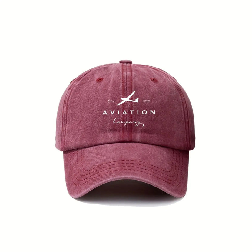 Gorra de algodón unisex Esar Aviation con diseño de copa suave