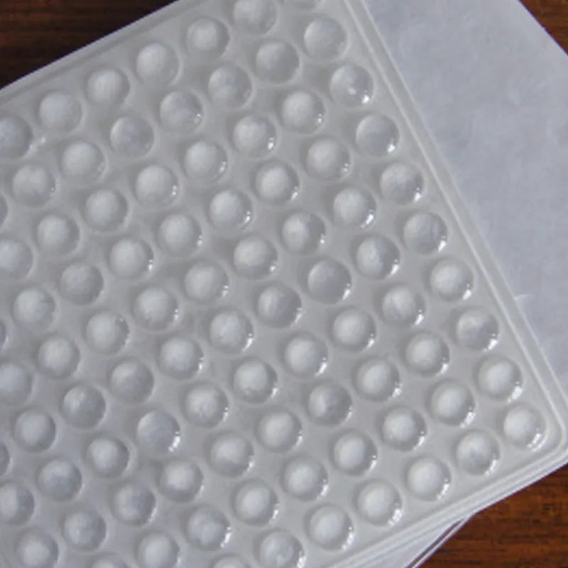100pcs Transparent Self Adhesive Round Feet Bumpers Silicone Rubber Bumpers Soft Anti Slip Shock Absorber Feet Pads Damper