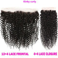 12A Lace HD Transparent Frontal 13x4 Water Wave 4X4 Closure Human Hair Brazilian Loose Closure Deep Water Kinky Curly Straight