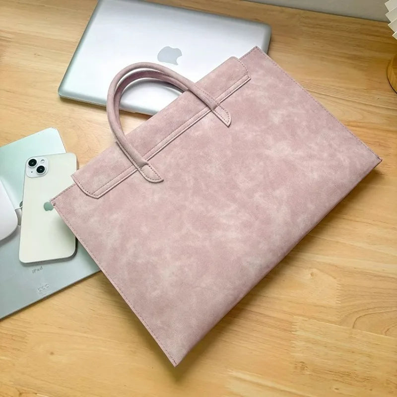 Lightweight Polyester Laptop Bag for Women with Tablet Sleeve