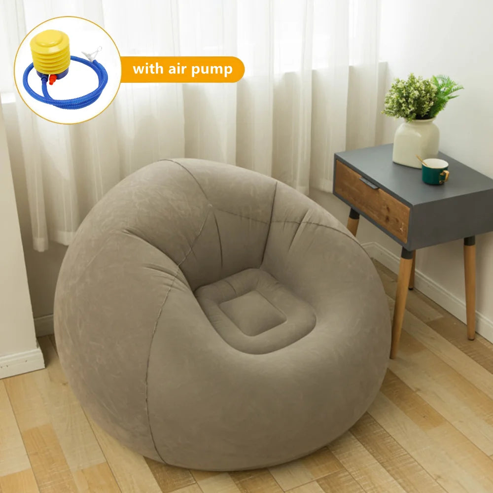 Großer aufblasbarer Loungesessel aus PVC, Sitzsack-Sofa, Pouf, Liegesessel, Tatami, Wohnzimmerbedarf, Outdoor-Camping