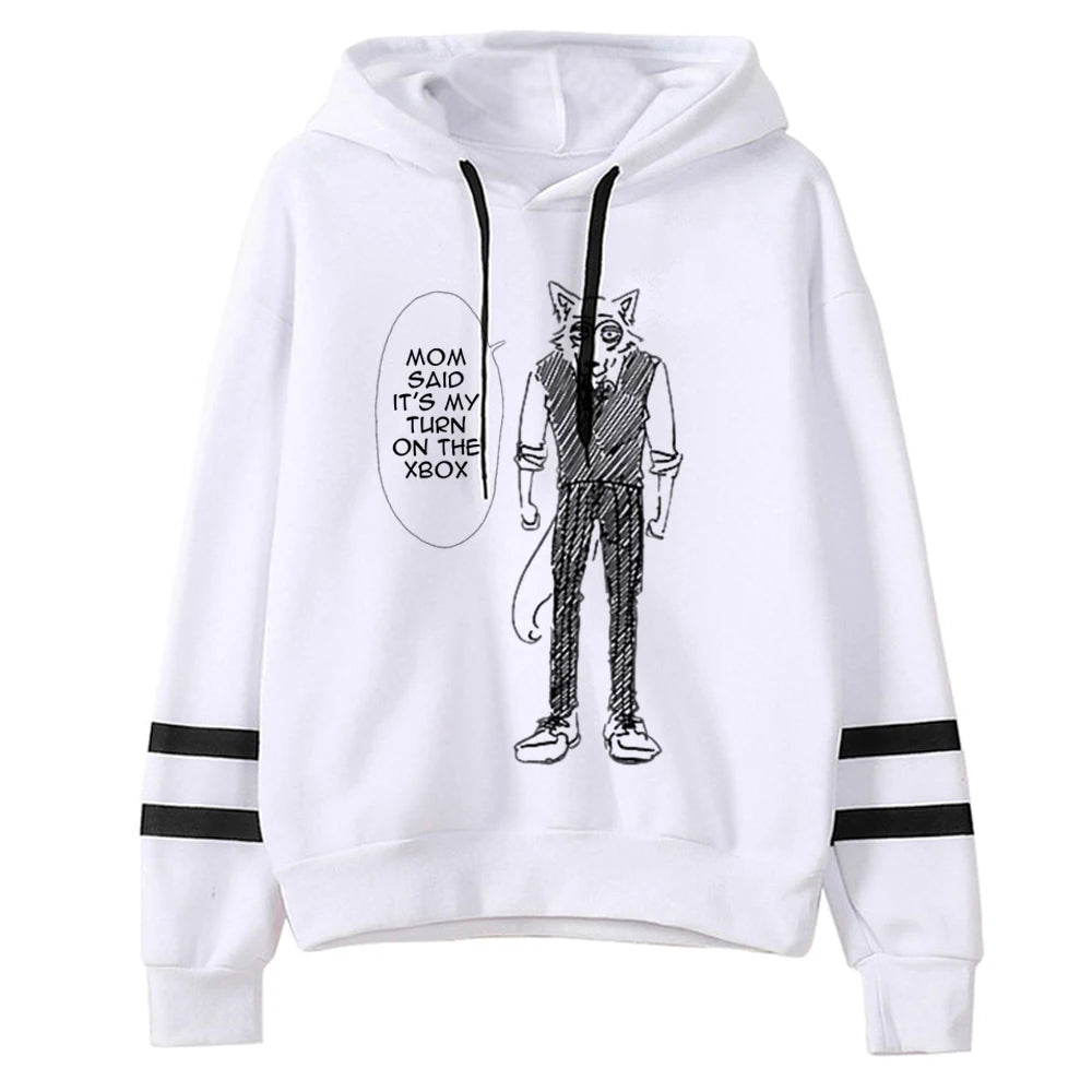 Beastars Hoodies Women Anime Graphic Funny Hoddies Hood Women Aesthetic Sweatshirts