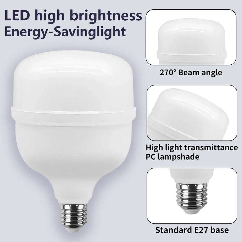 1-5 st 50W 10W 5000lm superljusstark LED-lampa AC 110V 220V E27 LED-lampa LED-ljus belysning för hem och vardagsrum