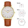 Custom Your Own Logo Watch Leather Personalized Wrist Picture Watches Printed Watch Dial Customized