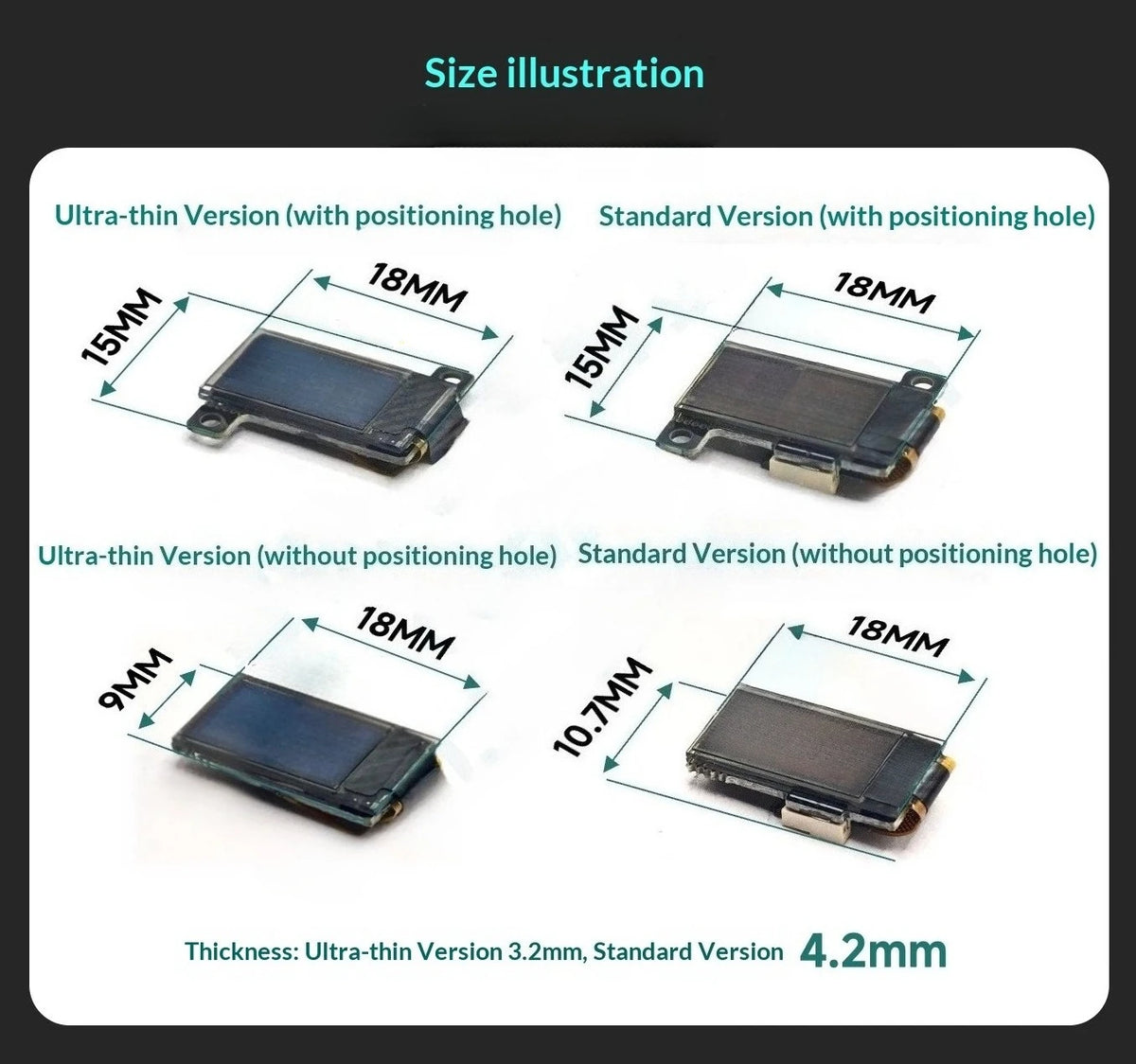 The Smallest Ever 0.5 Inch OLED Digital Voltmeter 0-30V Ultra Thin High Precision 2/3 Wire New Arrival