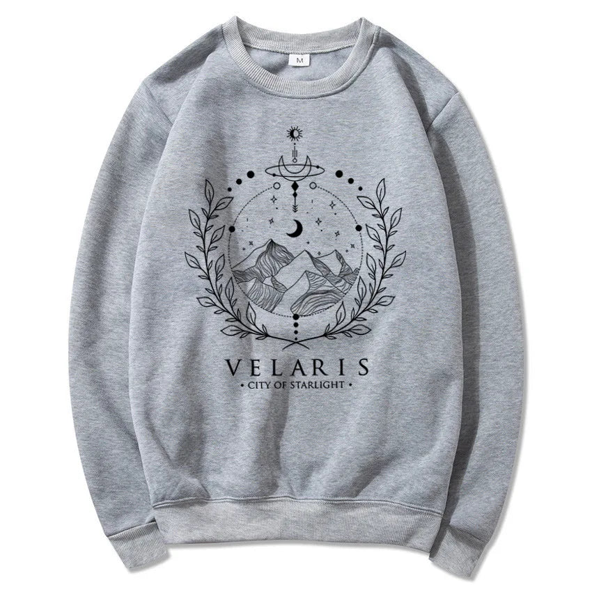 Velaris Sweatshirt a Court of Thorns and Roses Sarah J Maas Hoodie Night Court Sweater Velaris City of Starlight SJM Sweatshirts