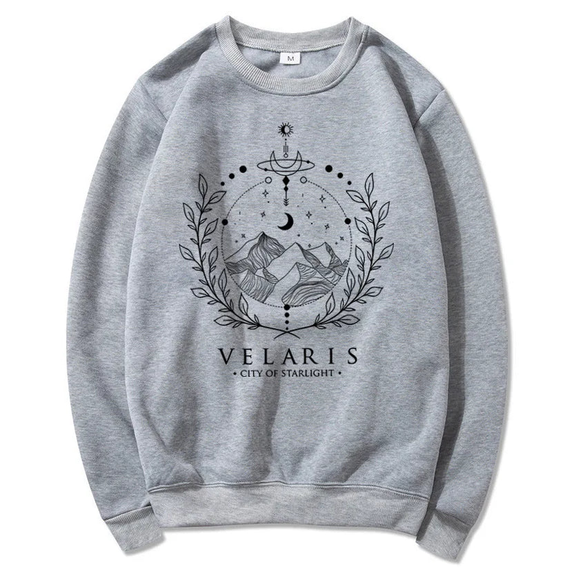 Velaris Sweatshirt a Court of Thorns and Roses Sarah J Maas Hoodie Night Court Sweater Velaris City of Starlight SJM Sweatshirts